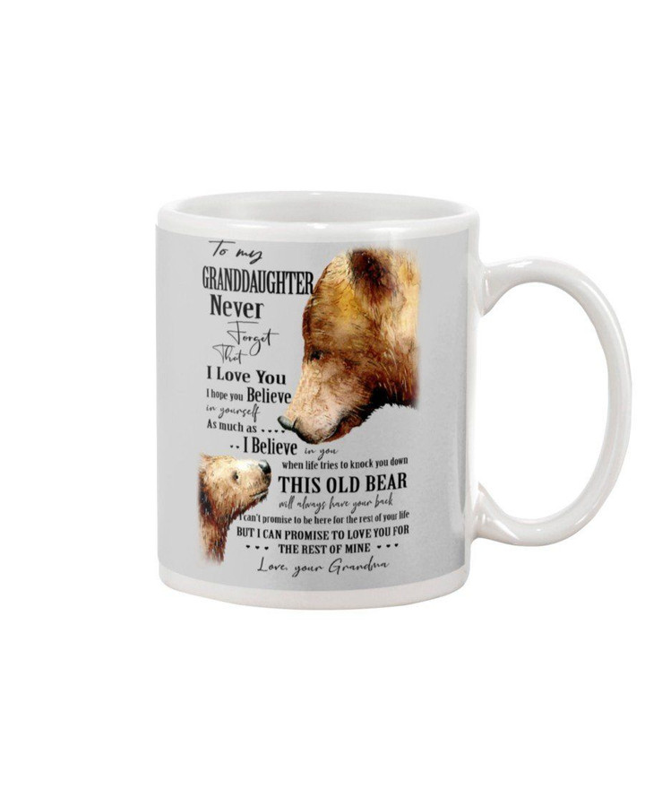 Gift For Granddaughter I Hope You Believe In Yourself Mug