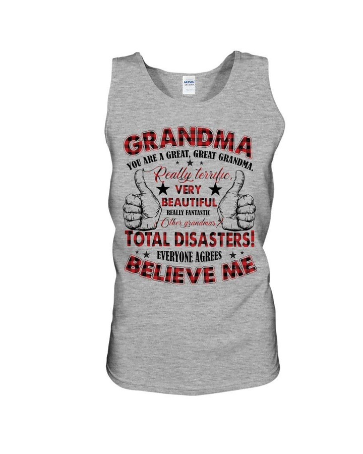 Grandchild Gift For Grandma You Are Great Unisex Tank Top