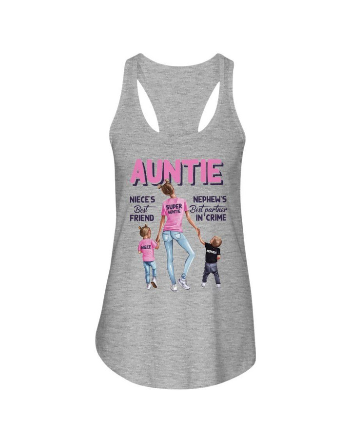 The Importance Of Auntie For Niece And Nephew Gift For Family Ladies Flowy Tank