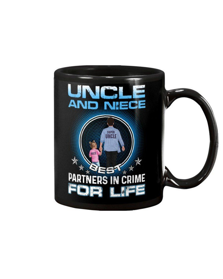 Uncle And Niece Best Partner In Crime For Life Gift For Family Mug