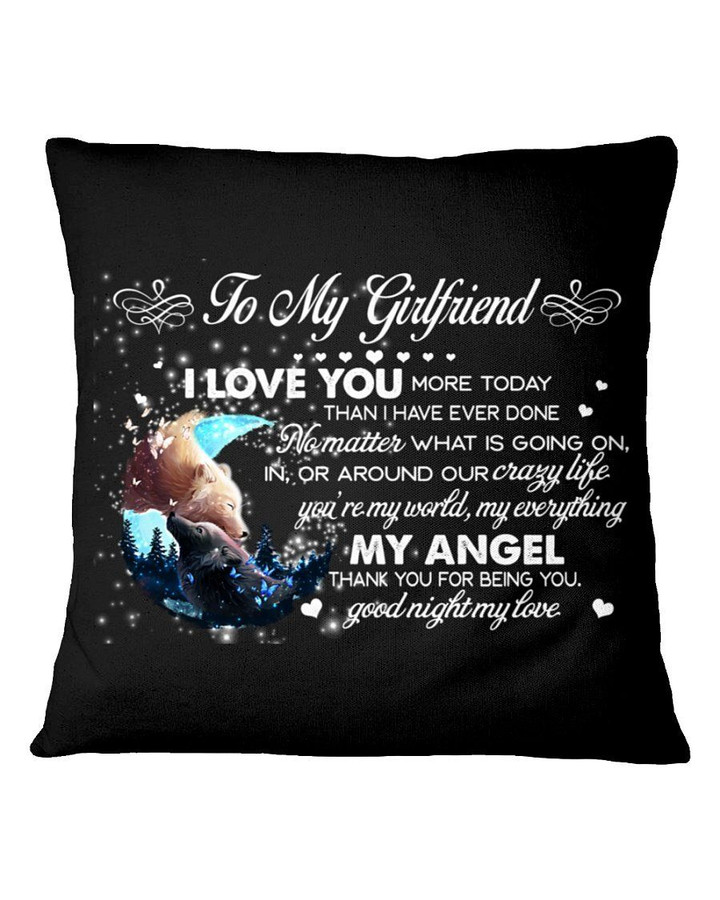Thank You For Being You'll Gift For Girlfriend Pillow Cover