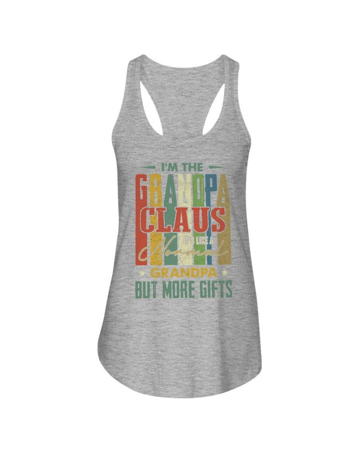 Gift For Grandpa I'm The Grandpa Claus But More Gifts Ladies Flowy Tank