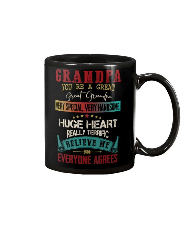 Grandchild Gift For Grandpa Very Special Huge Heart Mug