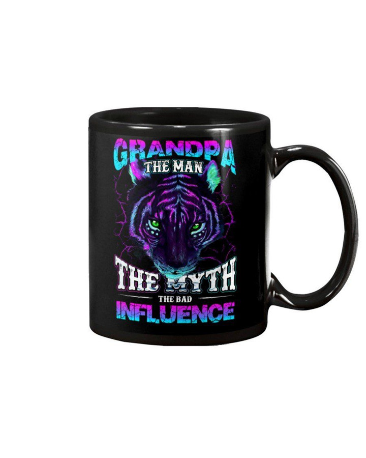 Gift For Grandpa The Man The Myth Lightning Lion Mug
