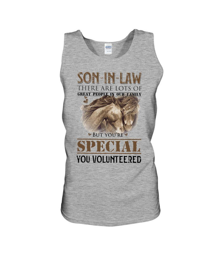 Horse You Volunteered Gift For Son In Law Unisex Tank Top