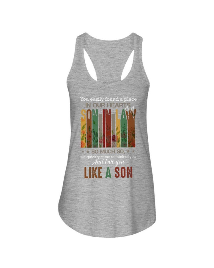 Gift For Son In Law Vintage We Love You Like A Son Ladies Flowy Tank