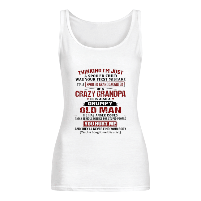 Gift For Grandpa Who As Anger Issues Ladies Flowy Tank