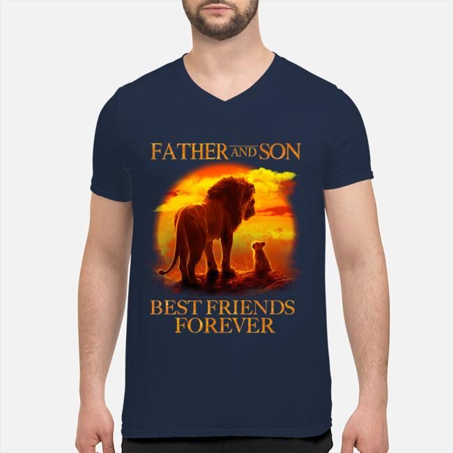 Father And Son Best Friends Forever Gift For Son Guys V-neck
