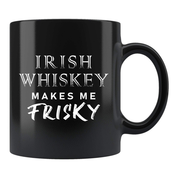 Irish Whiskey Drinker Clover St Patrick's Day Printed Mug