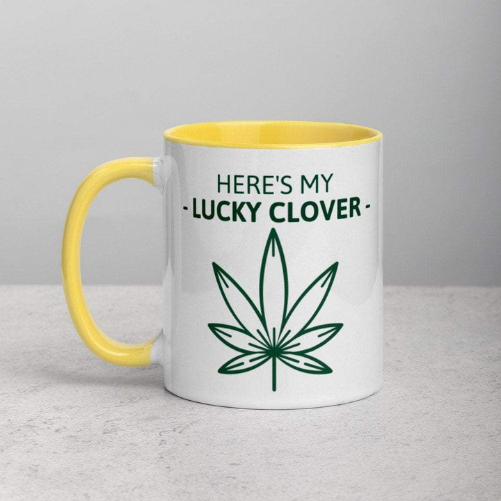 Here's My Lucky Clover Irish St. Patrick's Day Printed Accent Mug