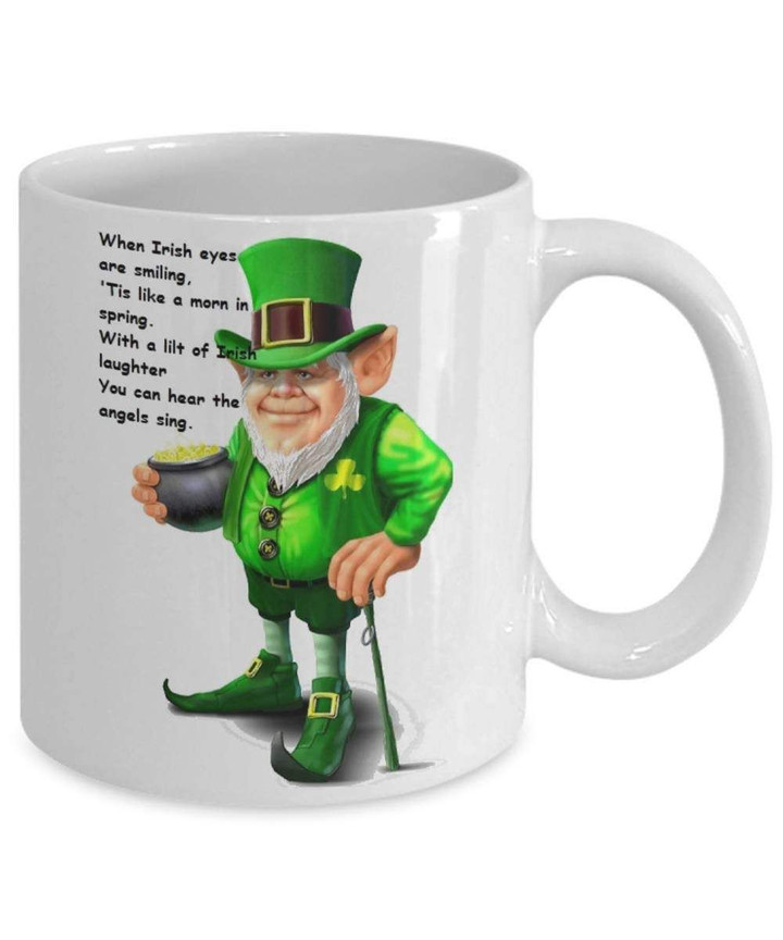 An Old Irish Blessing Clover St Patrick's Day Printed Mug