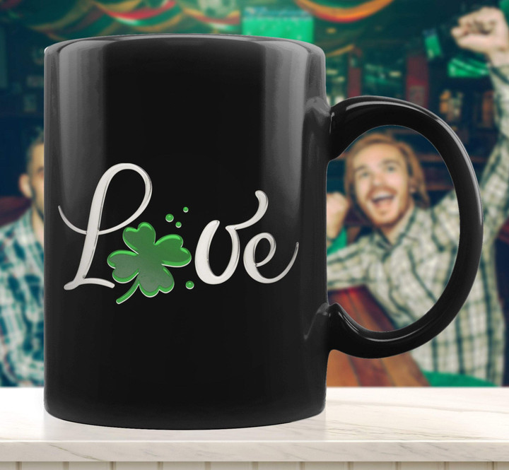 Love St Patrick's Day Celebration Printed Mug For Mom
