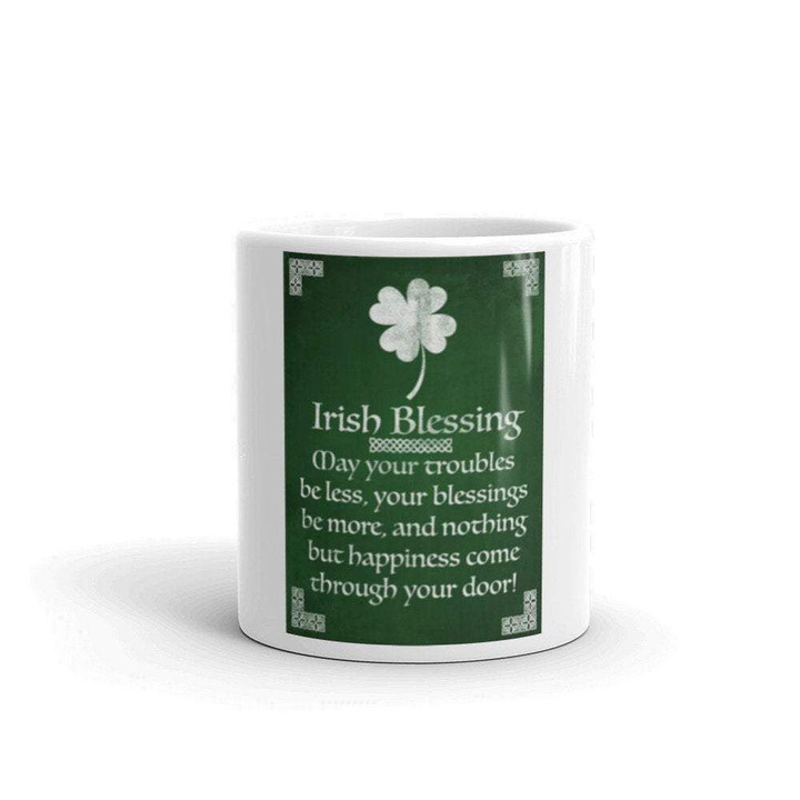 Irish Blessings Shamrocks Printed Mug For Friends