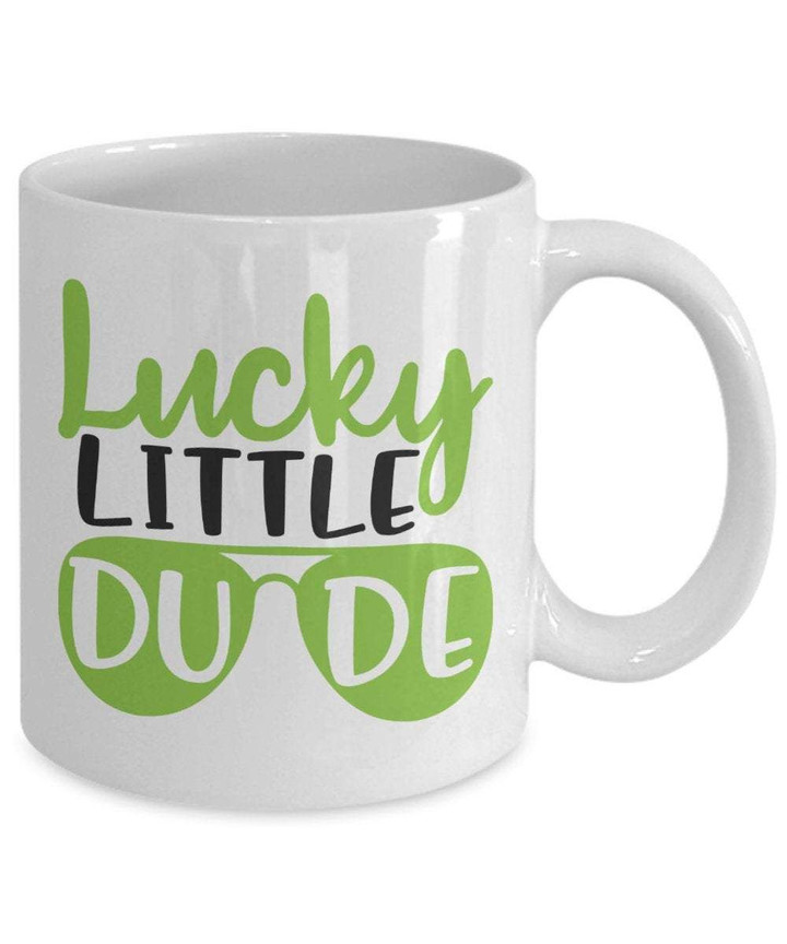 Lucky Little Dude Shamrock St Patrick's Day Printed Mug