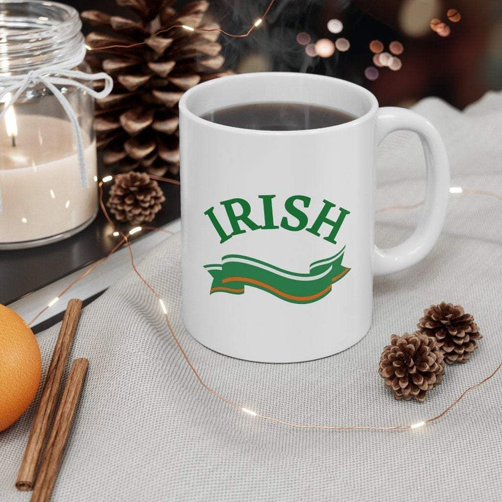 Irish Party Time Shamrock St Patrick's Day Printed Mug
