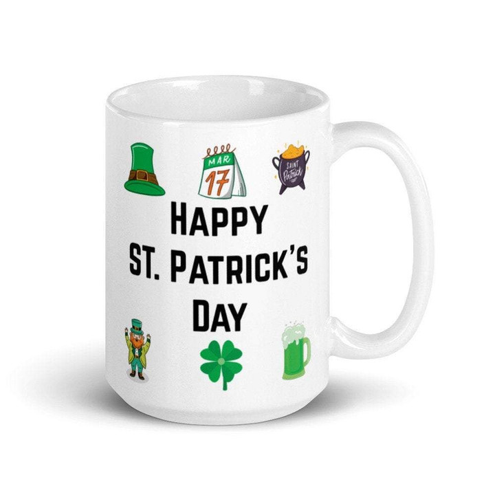 Irish Items Shamrock St Patrick's Day Printed Mug