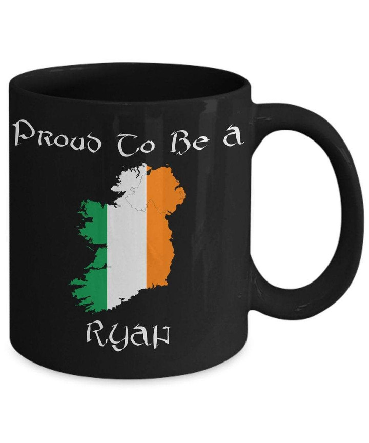 Ryan Irish Flag St Patrick's Day Printed Mug