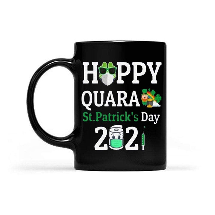 Happy Quara 2021 Clover St Patrick's Day Printed Mug