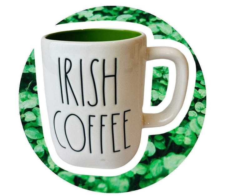 Irish Coffee Clover St Patrick's Day Printed Mug