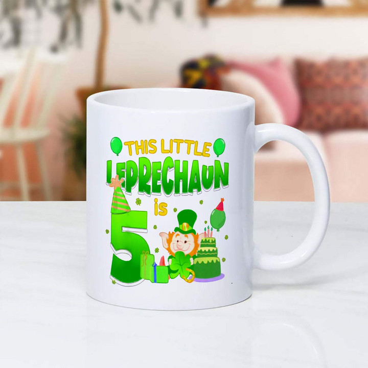 This Little Leprechaun Shamrock St Patrick's Day Printed Mug