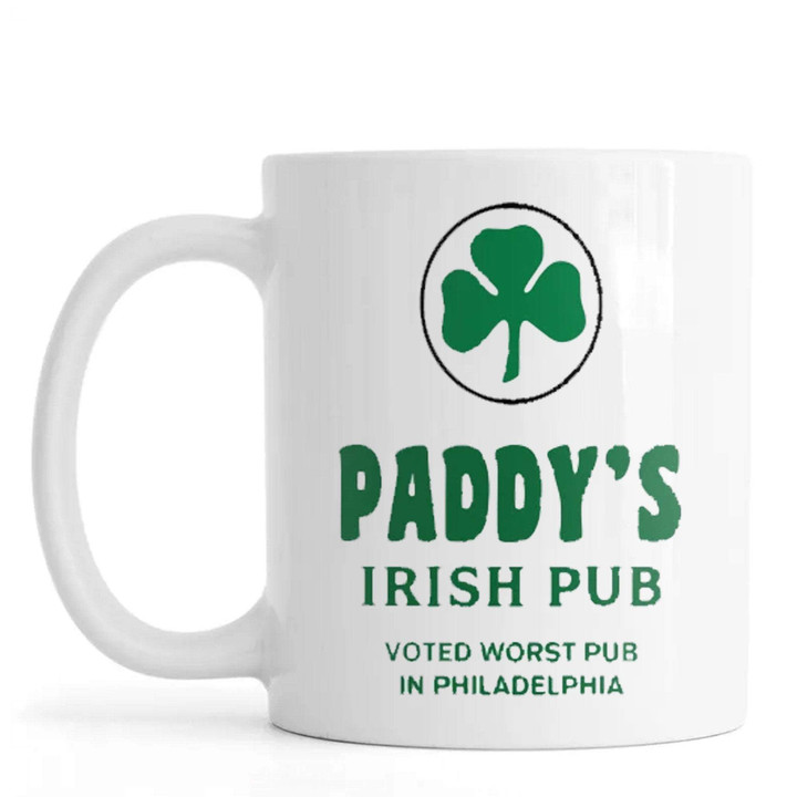 Voted Worst Pub Clover St Patrick's Day Printed Mug