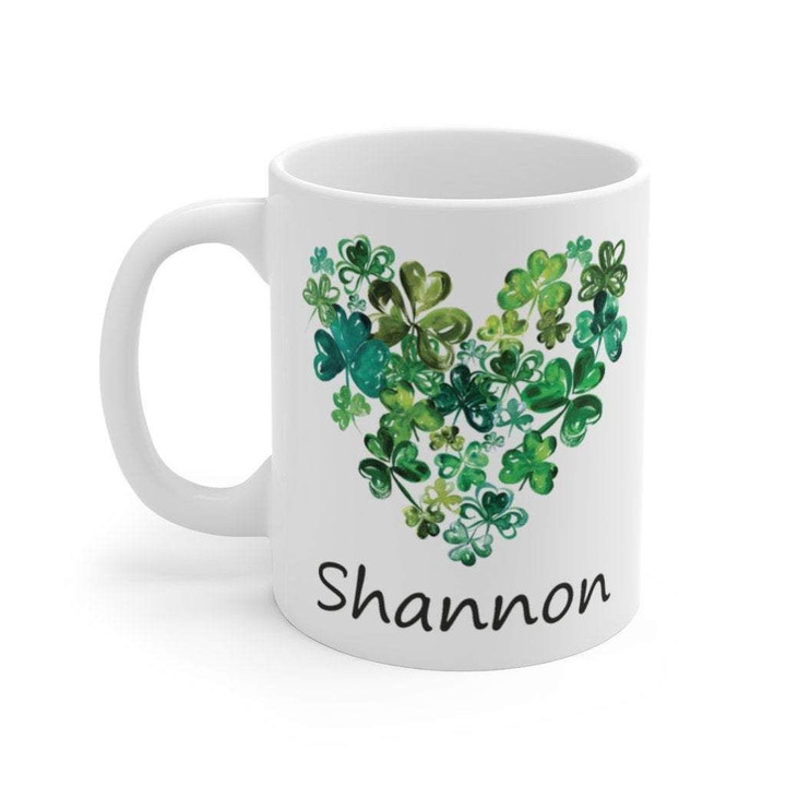 Shannon Lucky Love Clover St Patrick's Day Printed Mug