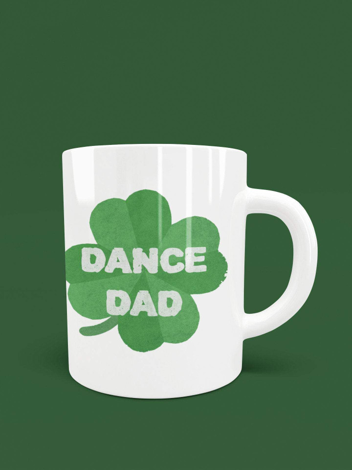 Irish Dance Dad Shamrock St Patrick's Day Printed Mug