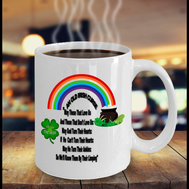 Old Irish Curse Rainbow St Patrick's Day Printed Mug
