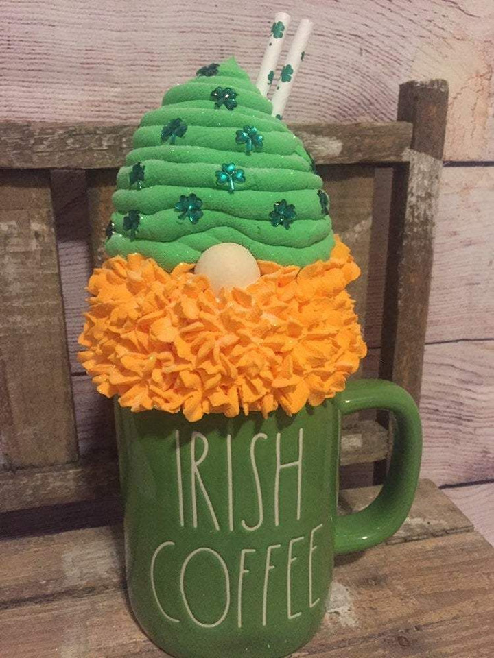 Green Leprechaun Irish Clover St Patrick's Day Printed Mug
