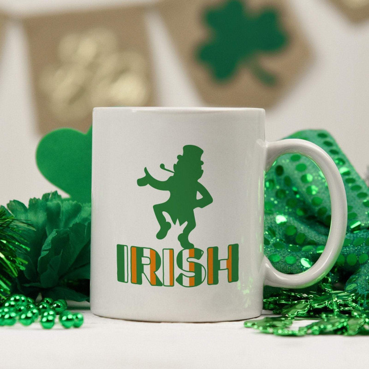 Irish Funny Leprechaun St Patrick's Day Printed Mug