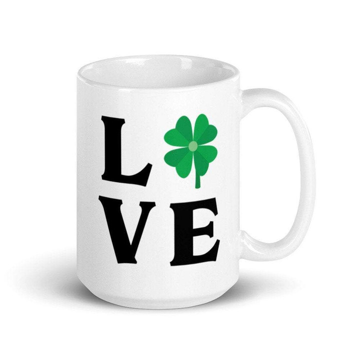 Love Is Love Clover St Patrick's Day Printed Mug