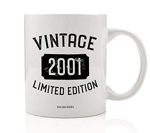 2001 Born In The Birth Year Vintage Limited Edition Printed Mug