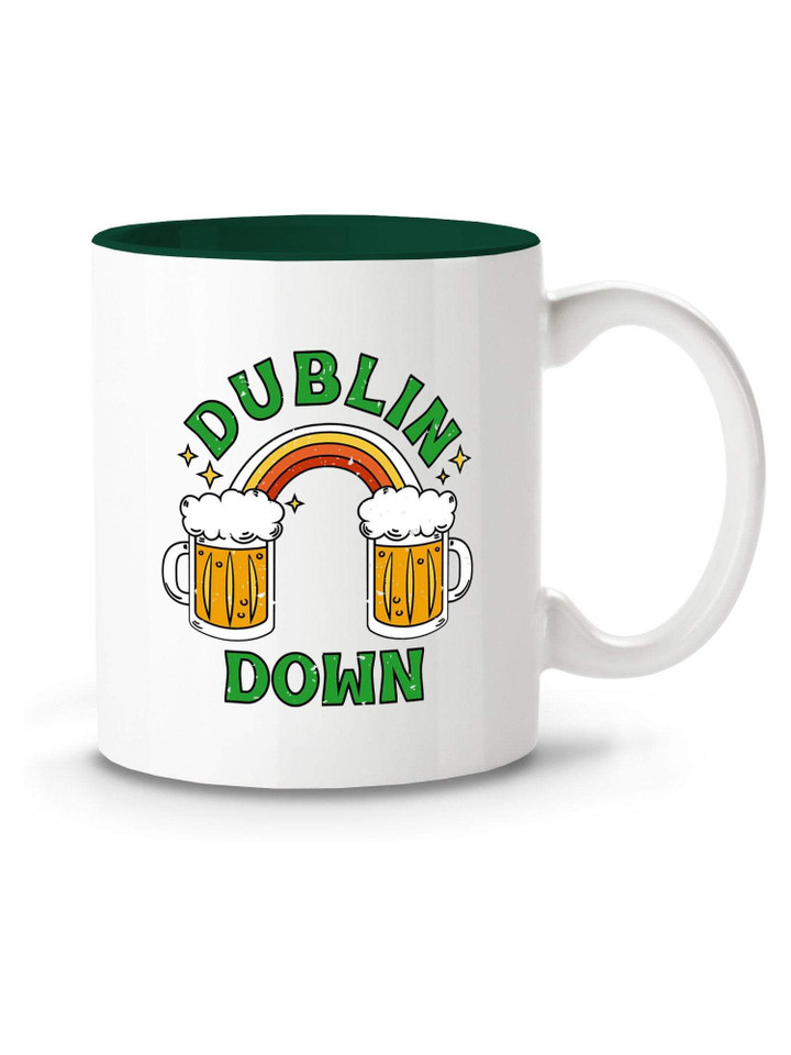Patrick's Day Coffee Cup Proud Irish Green Printed Mug