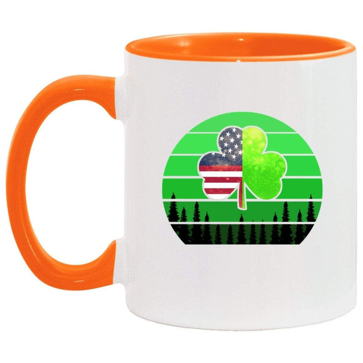 Irish American Shamrock Shamrock St. Patrick's Day Printed Accent Mug