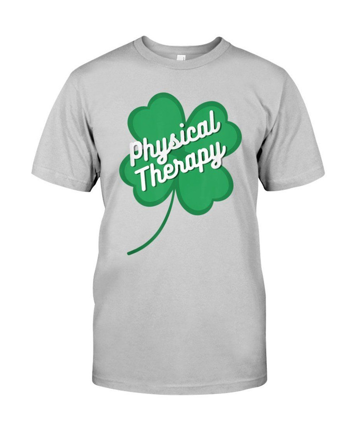 Physical Therapist Clover In Black St Patrick's Day Gift Guys Tee
