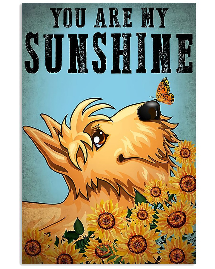 Schnauzer You Are My Sunshine Gift For Dog Lovers Vertical Poster