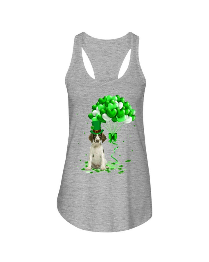 English Springer Spaniel Patrick Balloons St. Patrick's Day Color Changing Ladies Flowy Tank