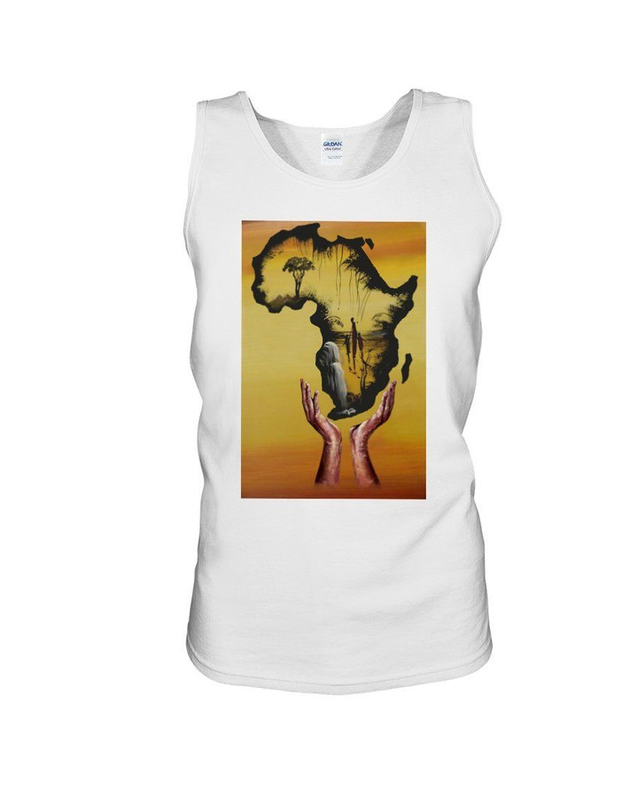 Afrian Never Forget Your Roots Love My Country Unisex Tank Top