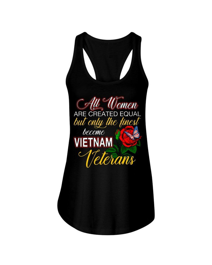 The Finest Women Became Vietnam Veterans Ladies Flowy Tank