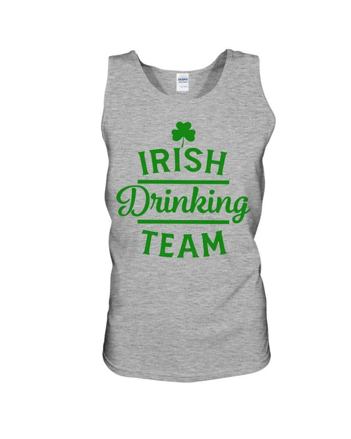 Irsih Drinking Team Green Shamrock St Patrick's Day Unisex Tank Top