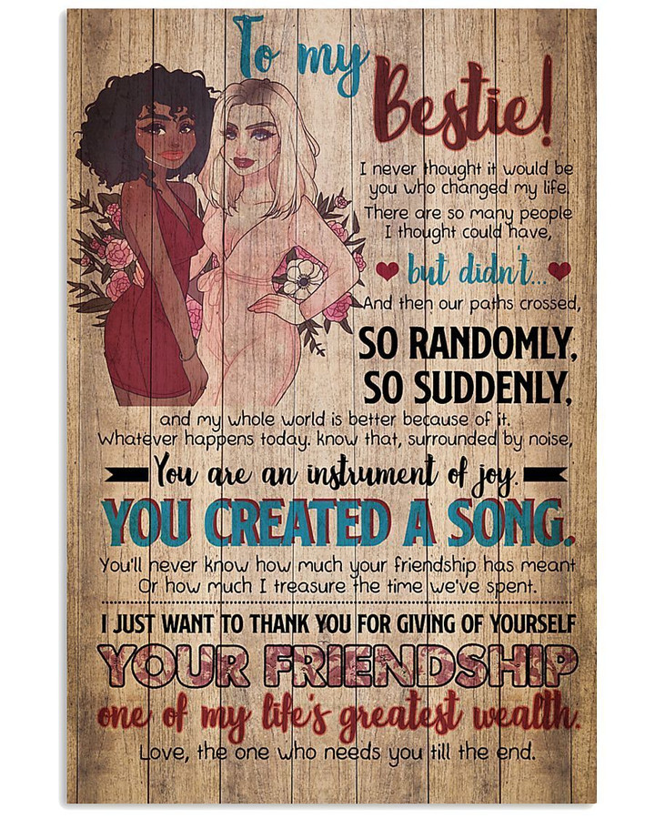 Gift For Bestie You Are An Instrument Of Joy Vertical Poster