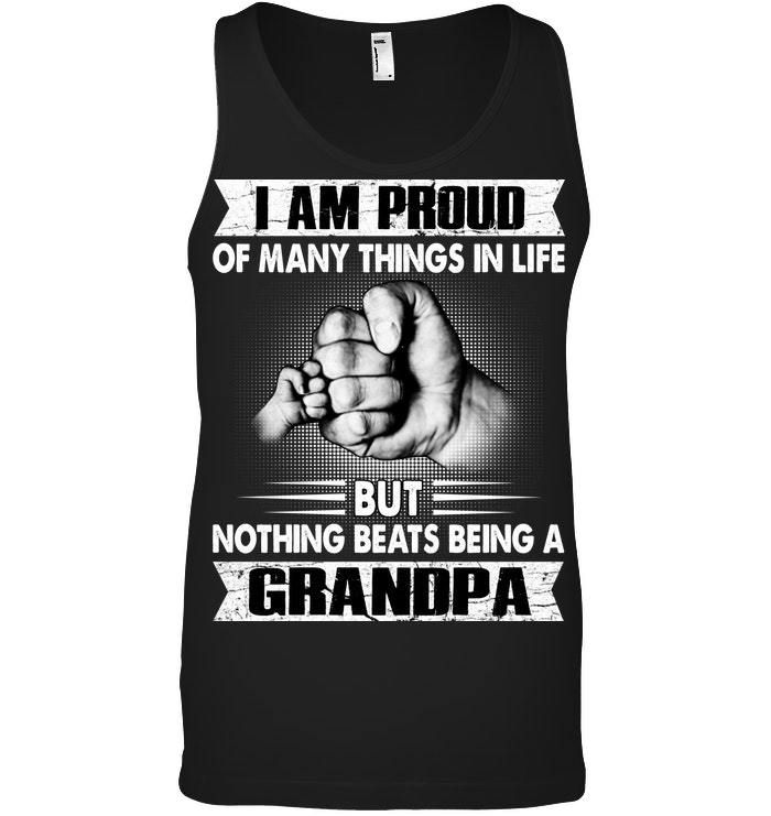 Meaningful Gift For Family Nothing Beats Being A Grandpa Unisex Tank Top