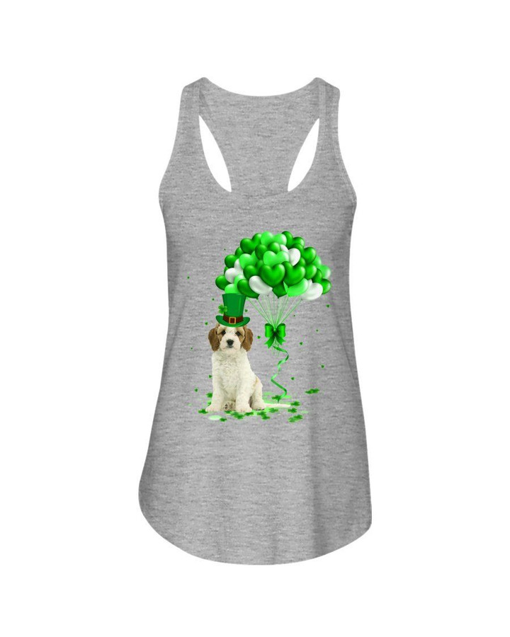 Cavapoo Patrick Balloons St. Patrick's Day Color Changing Ladies Flowy Tank