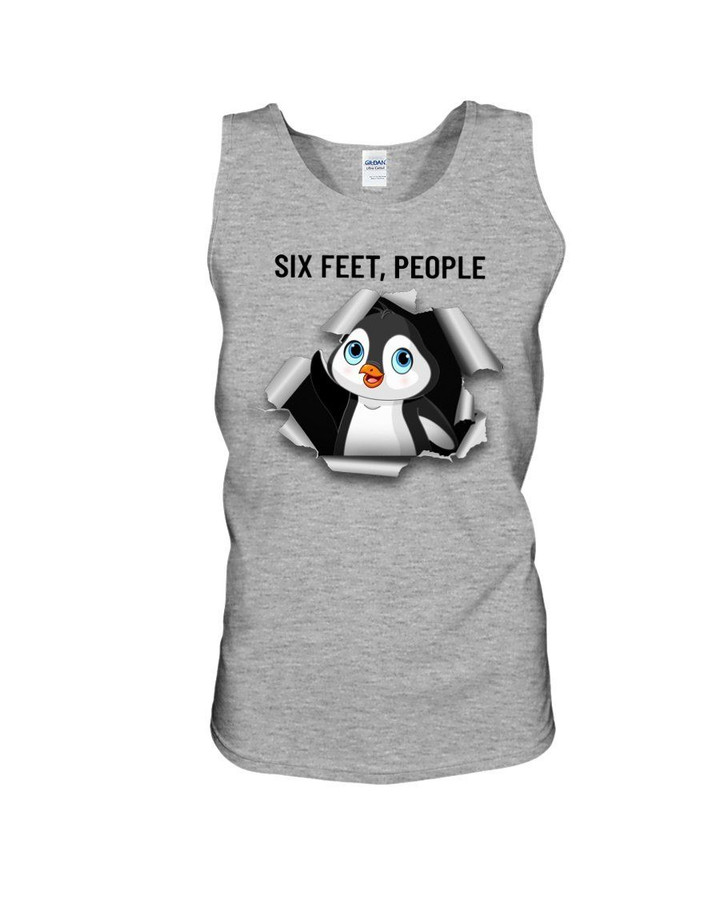 Six Feet People Gift For Penguin Lovers Unisex Tank Top