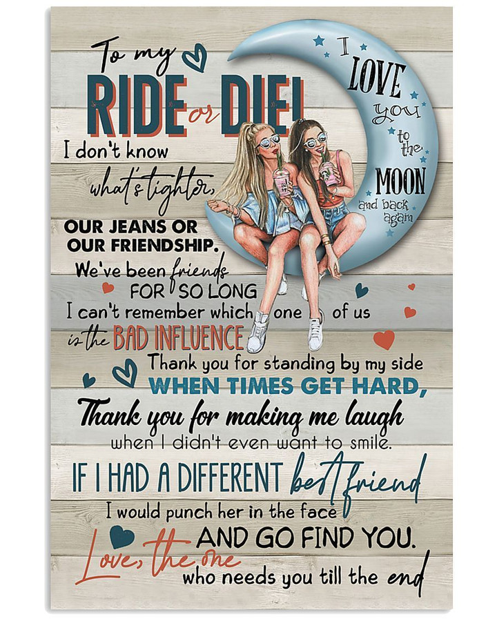 Our Jeans Or Our Friendship Gift For Bff Vertical Poster