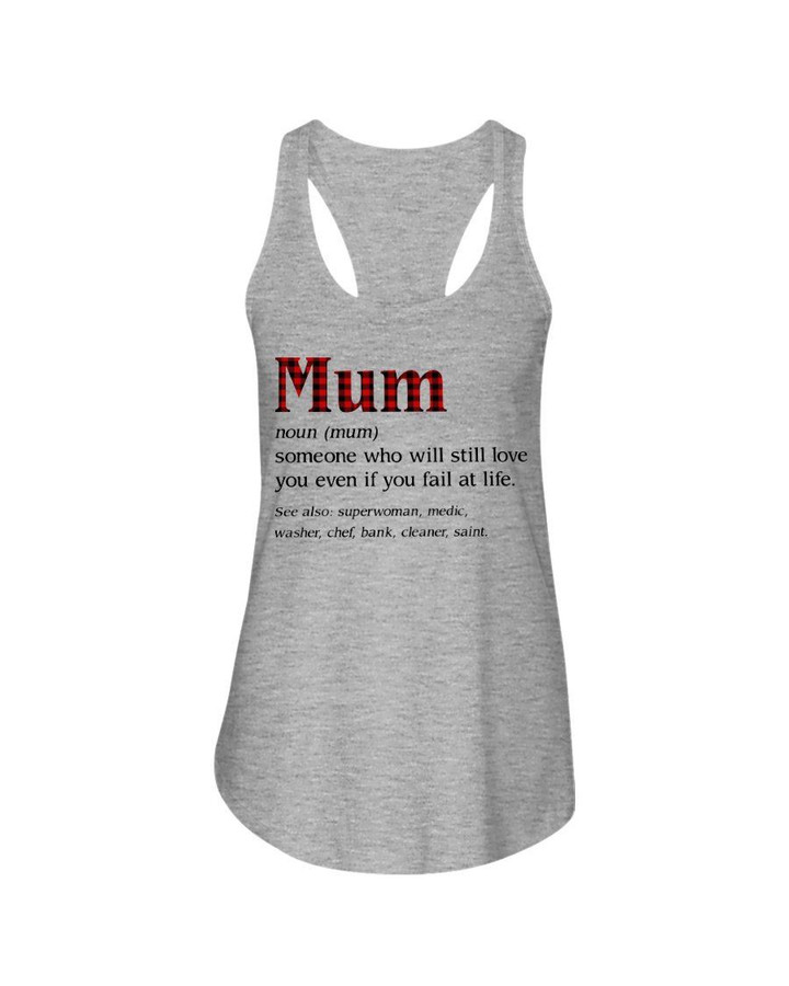 The Meaning Of Mum Gift For Mom Ladies Flowy Tank