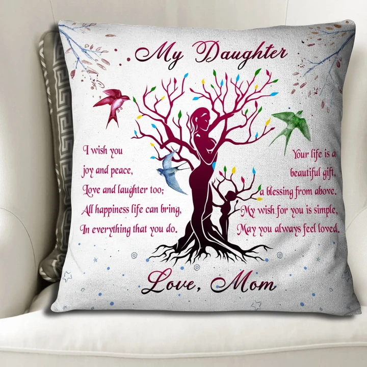 Cushion Pillow Cover Mom Gift For Son Always Be By Your Side