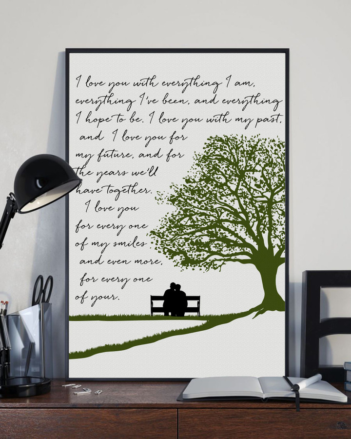 I Love You With Everything I Am Matte Canvas Gift
