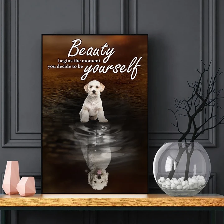 Be Yourself Labradoodle Gift For Dog Lovers Matte Canvas