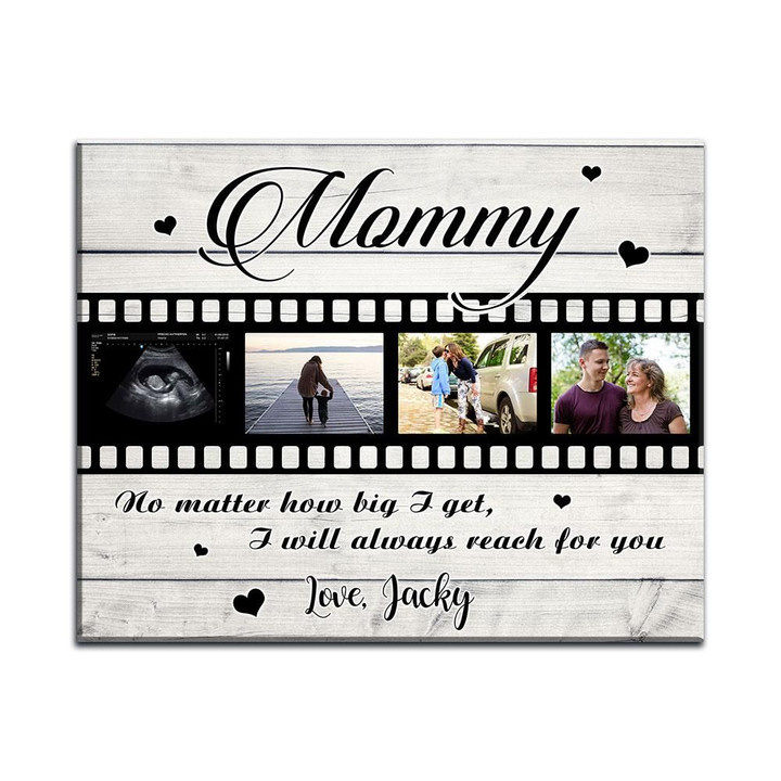 Custom Name Matte Canvas Son Gift For Mommy Always Reach For You